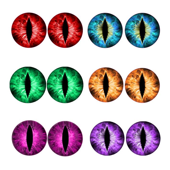 Devil's Eye Headlight Decals(A pair)