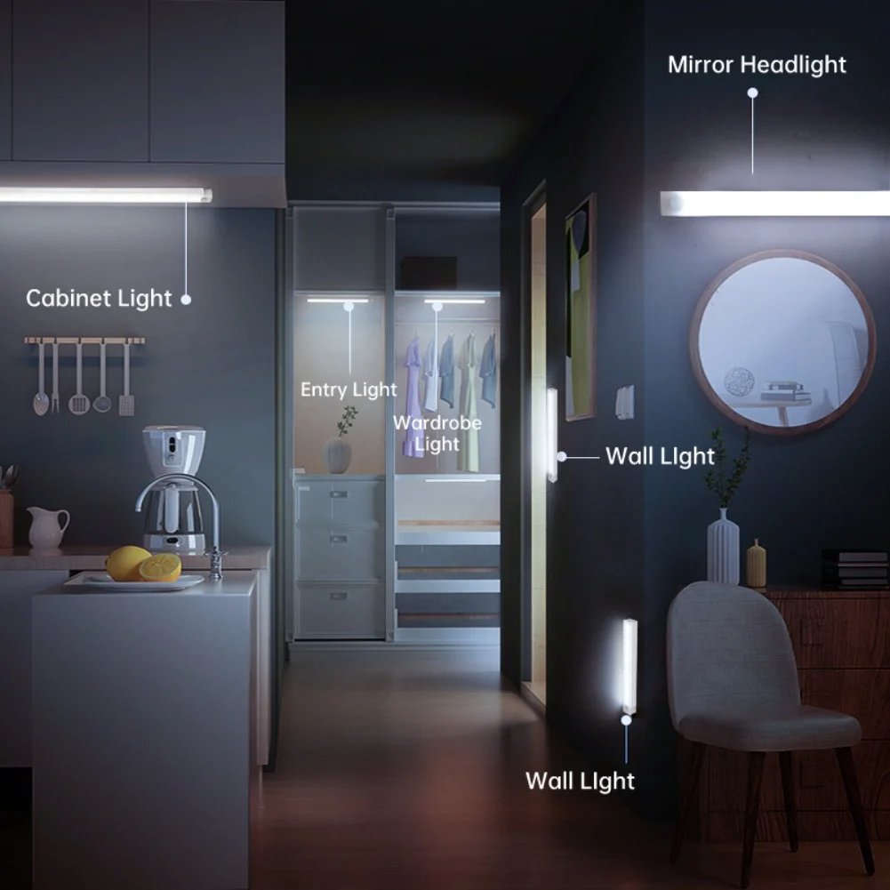 🎁Last Day Sale 49% OFF🔥💡Punch-free Smart Sensor Magnetic Rechargeable LED Lights