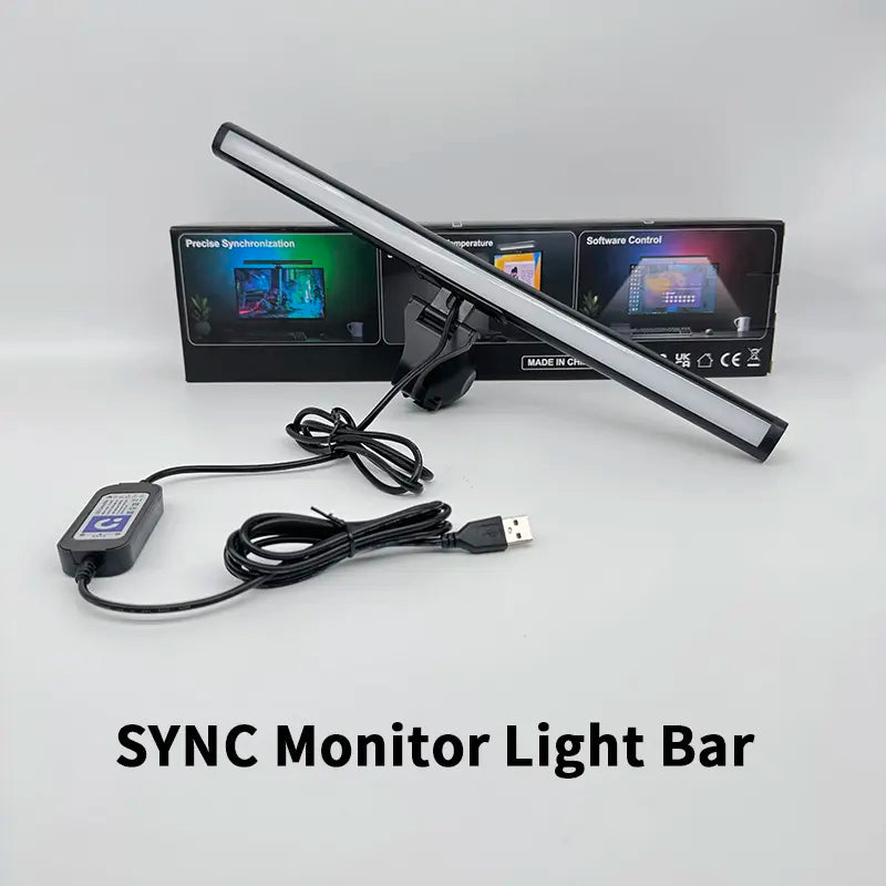 🎮 RGB-IC Monitor Backlight – Immersive Gaming LED Strip with Music Sync