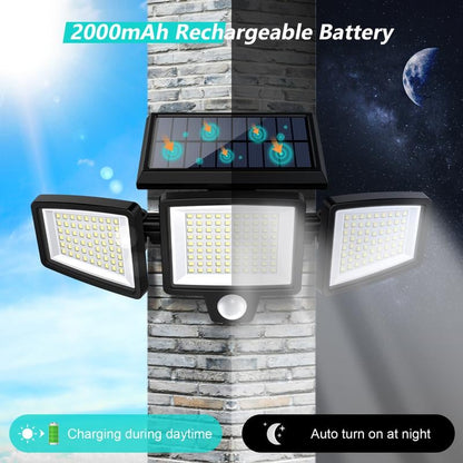 🔥🔥SALE 49% OFF!!-Tuffenough Solar Outdoor Lights 2500LM 210LED Security Lights