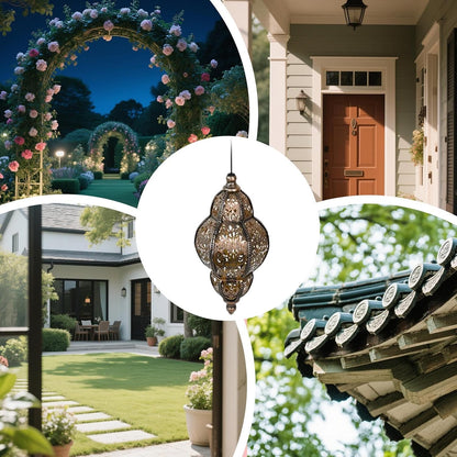 🏮 Baroque Solar Lantern Outdoor Light