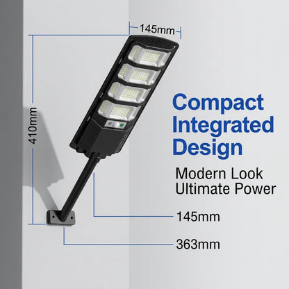 🌞 Solar Powered Backyard Flood Light - 400W 192 LED ⚡ with Motion Sensor & IP65 Waterproof 🛡️