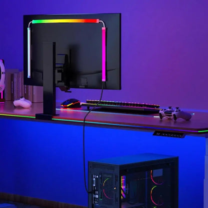 🎮 RGB-IC Monitor Backlight – Immersive Gaming LED Strip with Music Sync