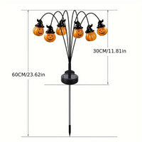 6-head pumpkin lamp-warm light