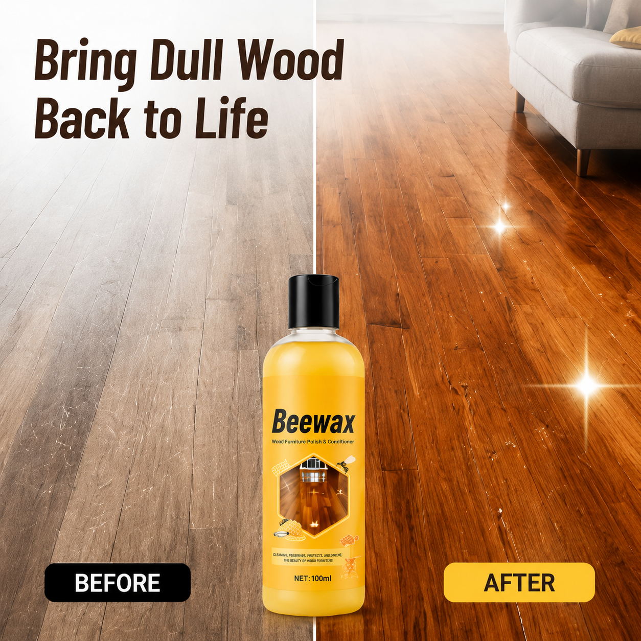 🔥Last Day 70% OFF🐝 Beeswax Wood Polish & Conditioner