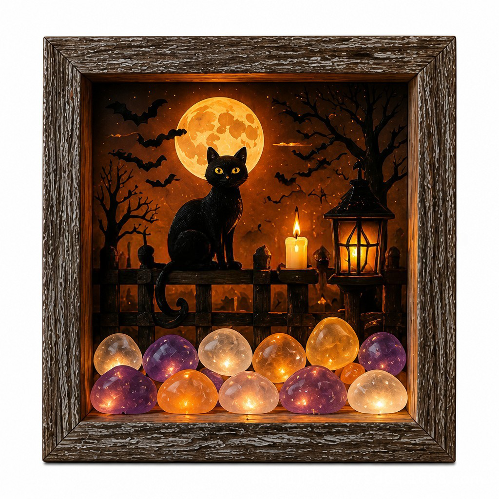 Halloween Shadow Box Night Light