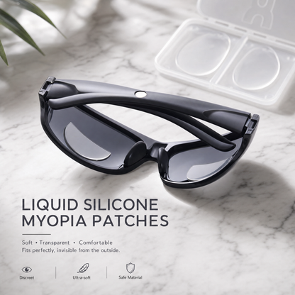 Liquid Silicone Myopia Patch 3D Glasses Myopia Patch,Presbyopia Patch for VR lenses, glasses, diving goggles, plano sunglasses, etc.