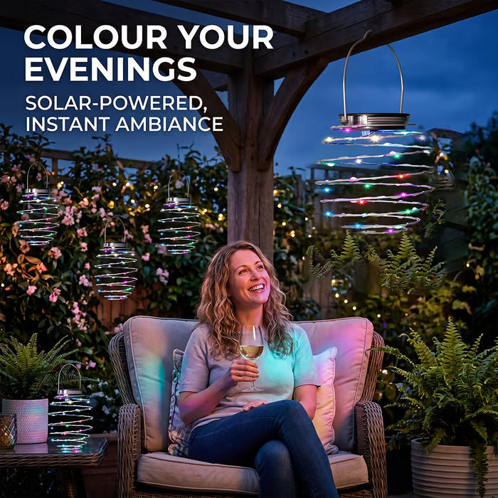 Outdoor Solar Pendant Lights ✨🌙 Elegant Solar Hanging Lights for Gardens, Patios & Outdoor Spaces 🌿