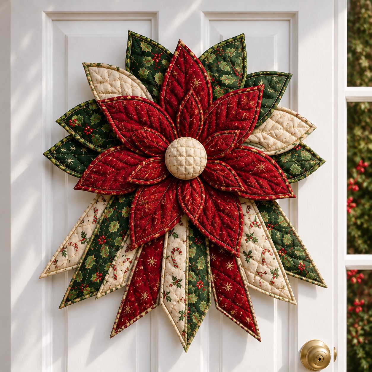 Oversized Christmas Quilted Door Hanger Sewing Kit | 7 Festive Designs | Beginner-Friendly DIY