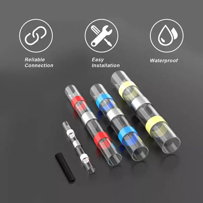 Heat Shrink Butt Crimp Terminal Kit, Car Accessories, Car Stuff, Waterproof Solder Seal Electrical Connector for Summer