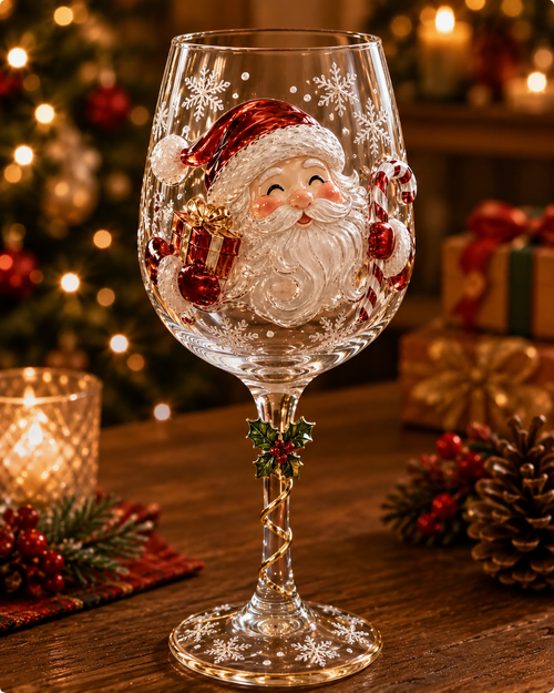 Christmas 3D Glass Collection | Santa, Snowman & Holiday Designs