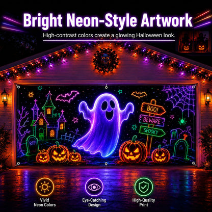Halloween Garage Door Cover
