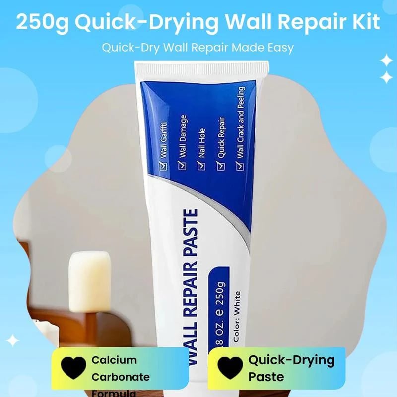 🔥🔥The ultimate white drywall repair paint kit – no sanding, no primer, no mess. Fix nail holes, cracks, and dents in minutes.