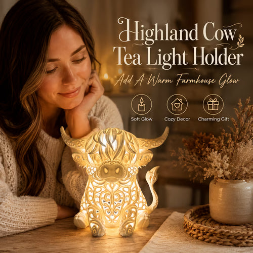 🔥HOT SALE🔥Highland Cow Tea Light Holder