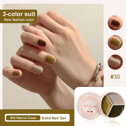 ✨Last Day-50% OFF🎨3 Colors Gel Nail Polish No Wipe for Diy Cute Nails at Home Salon
