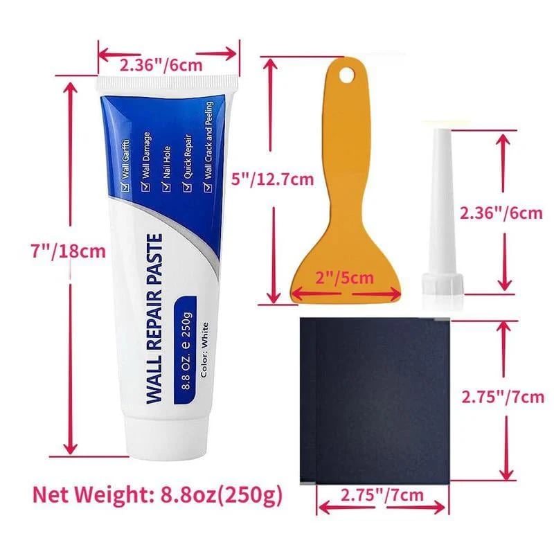 🔥🔥The ultimate white drywall repair paint kit – no sanding, no primer, no mess. Fix nail holes, cracks, and dents in minutes.