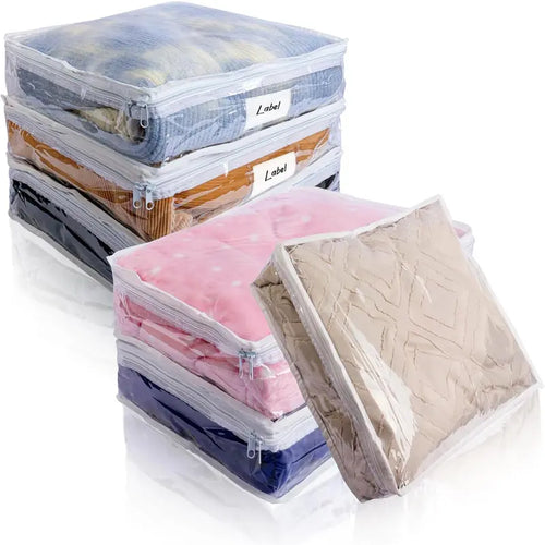 70% OFF📦Large Heavy-Duty Clear Zippered Storage Bags Plastic Sweater Storage Bags with Zipper
