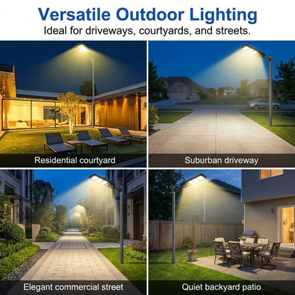 🌞 Solar Powered Backyard Flood Light - 400W 192 LED ⚡ with Motion Sensor & IP65 Waterproof 🛡️