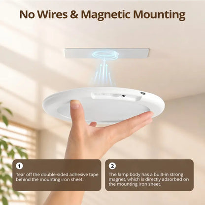 Never Walk Into a Dark Room Again Powerful 8000mAh Motion Sensor Ceiling Light