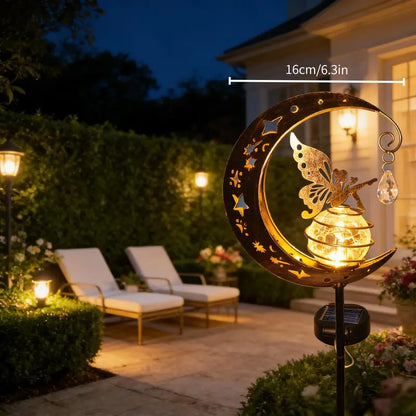 Magical Moon & Fairy Solar Garden Light | Turn Your Yard Into a Dreamy Fairyland After Dark