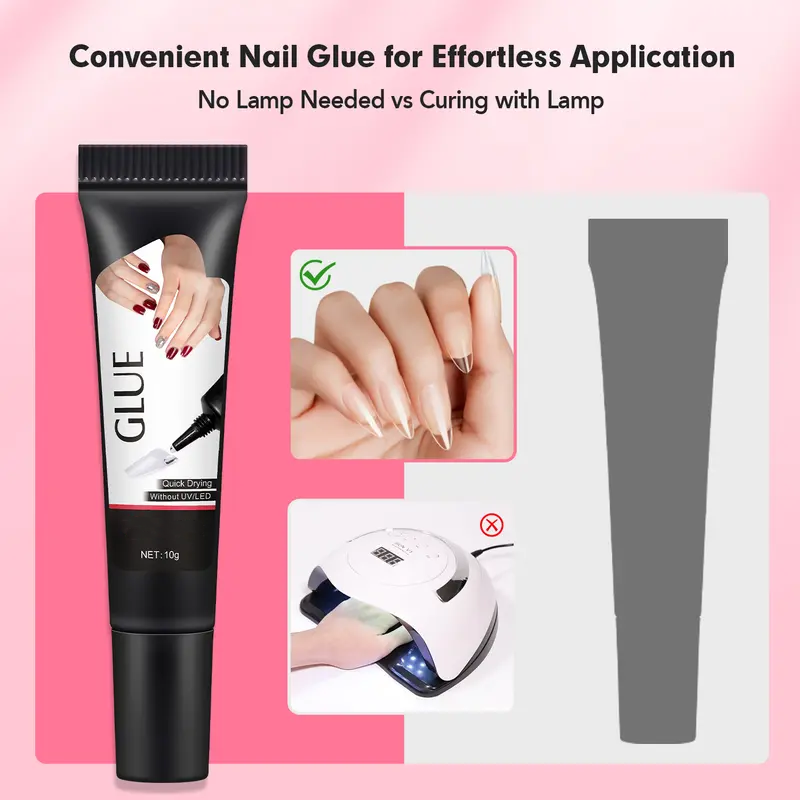 ✨Last Day-50% OFF🎨3 Colors Gel Nail Polish No Wipe for Diy Cute Nails at Home Salon