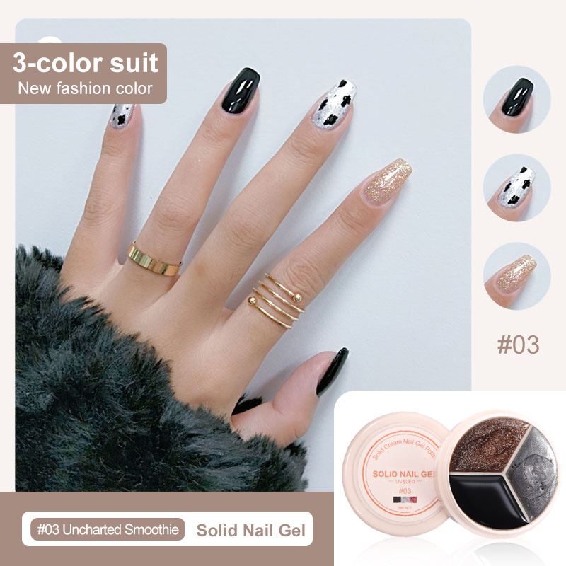 ✨Last Day-50% OFF🎨3 Colors Gel Nail Polish No Wipe for Diy Cute Nails at Home Salon