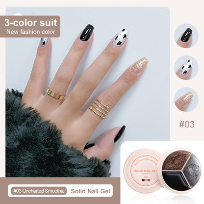✨Last Day-50% OFF🎨3 Colors Gel Nail Polish No Wipe for Diy Cute Nails at Home Salon