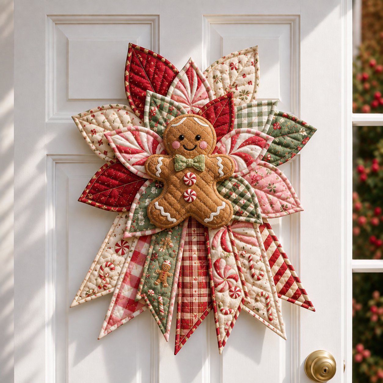 Oversized Christmas Quilted Door Hanger Sewing Kit | 7 Festive Designs | Beginner-Friendly DIY