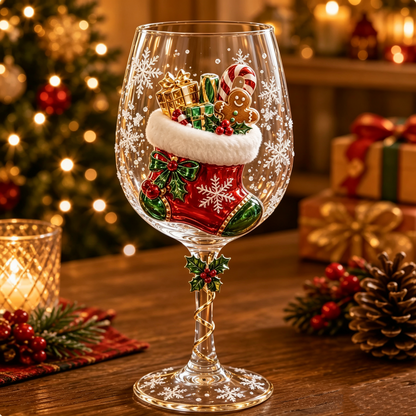 Christmas 3D Glass Collection | Santa, Snowman & Holiday Designs