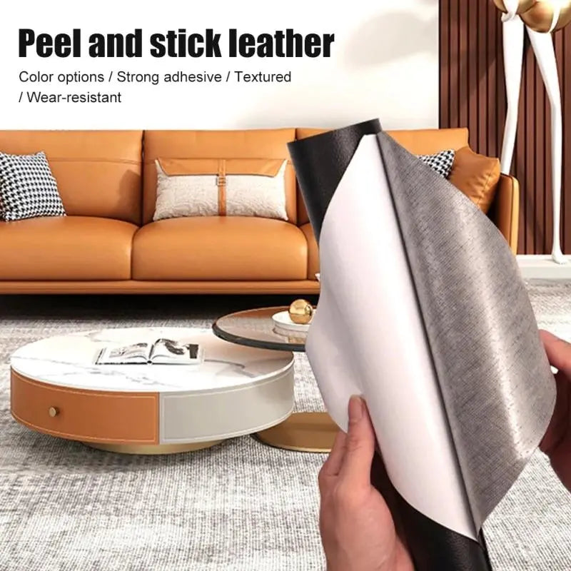 🔥Last Day - 66% OFF🛋️-20x54 INCH-Sofa Self Adhesive Leather Repair Patch for Furniture and DIY Lovers Large Professional Sheet