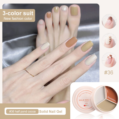 ✨Last Day-50% OFF🎨3 Colors Gel Nail Polish No Wipe for Diy Cute Nails at Home Salon