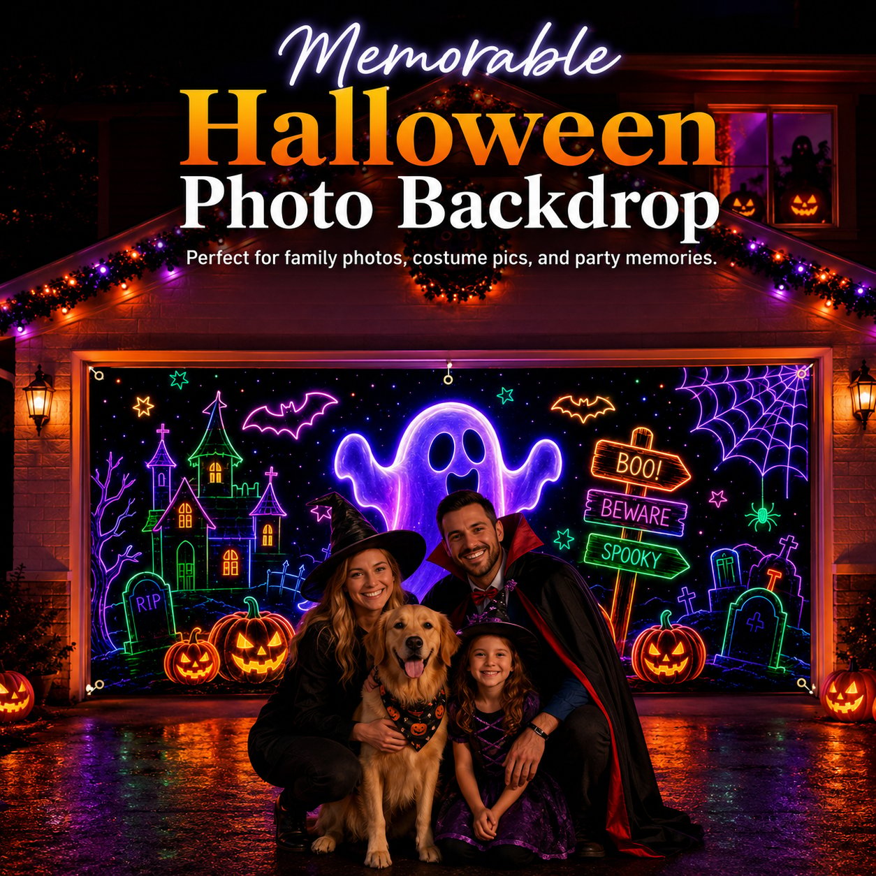 Halloween Garage Door Cover