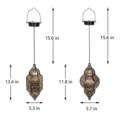 🏮 Baroque Solar Lantern Outdoor Light
