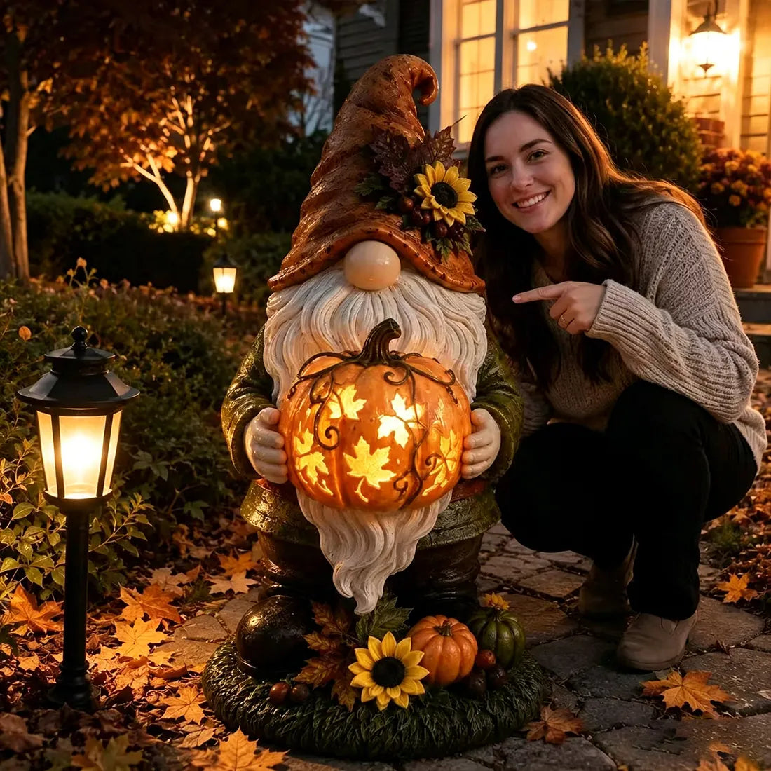 TODAY'S SPECIAL OFFER-50% OFF🔥 AUTUMN GOBLIN SOLAR GARDEN LIGHT