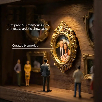 DIY Mini Museum Silhouette Box Set – Personalized Memory Display