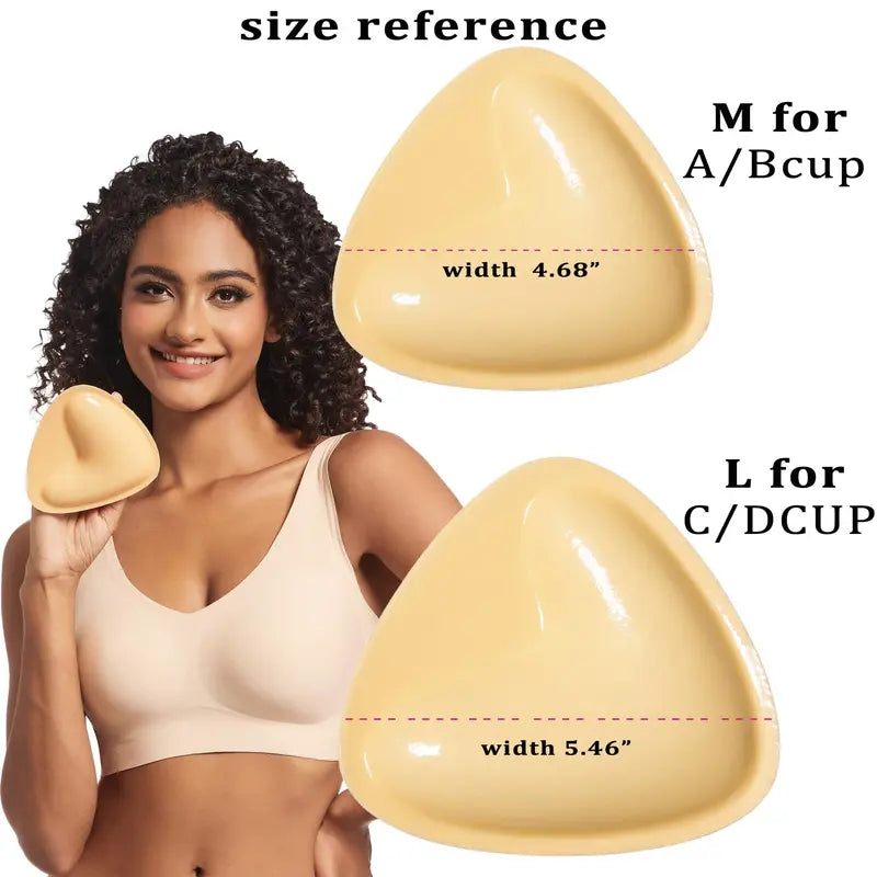 Self-Adhesive Bra Pads Sports Clothing Sponge Silicone Padding Thick