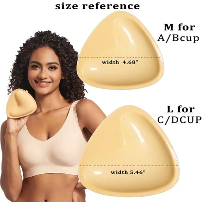 Self-Adhesive Bra Pads Sports Clothing Sponge Silicone Padding Thick
