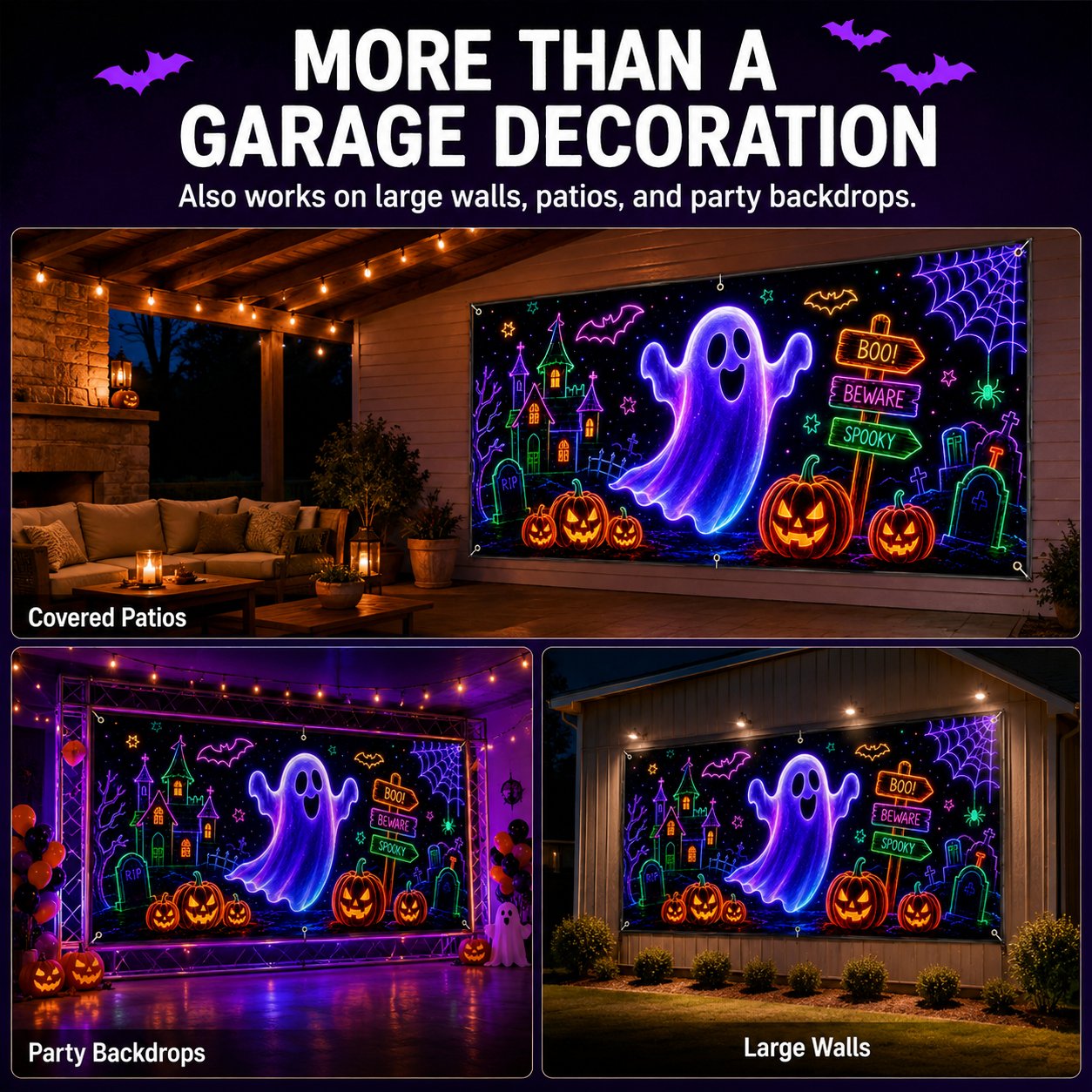 Halloween Garage Door Cover
