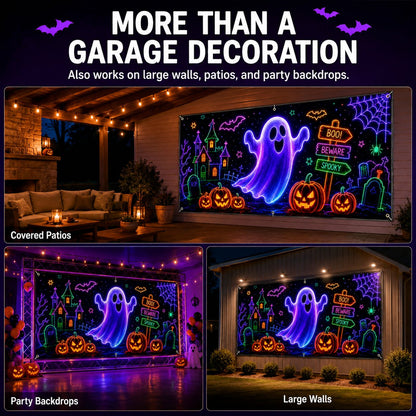 Halloween Garage Door Cover