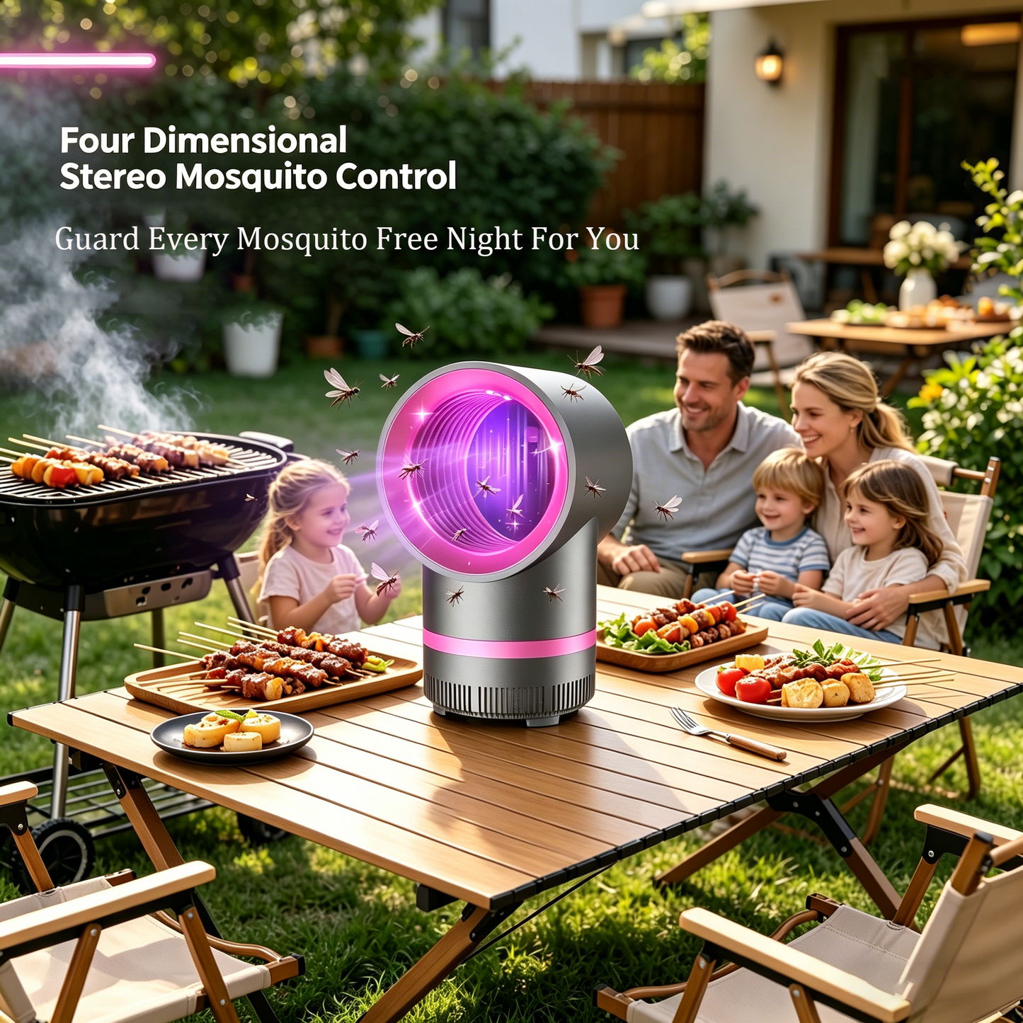 🦟Indoor Plug-In Mosquito Equipped with a high-efficiency UV light Trap-Say Goodbye to Mosquitoes