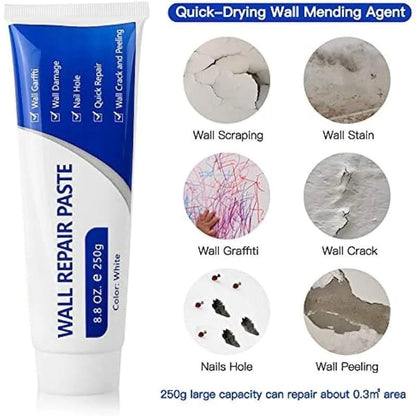 🔥🔥The ultimate white drywall repair paint kit – no sanding, no primer, no mess. Fix nail holes, cracks, and dents in minutes.