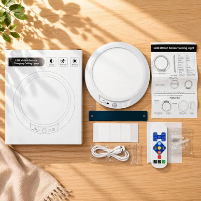 Never Walk Into a Dark Room Again Powerful 8000mAh Motion Sensor Ceiling Light