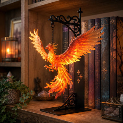 🔥Last Day 49% OFF -🏰Glowing Dragon Hanging Bookshelf Light