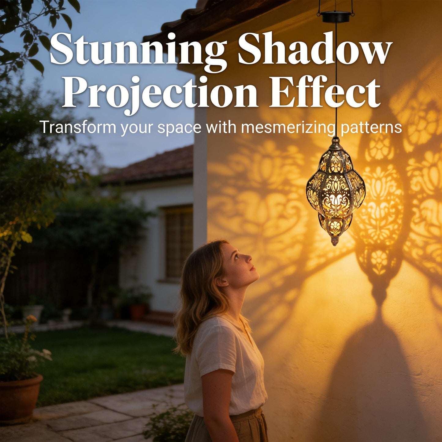 🏮 Baroque Solar Lantern Outdoor Light