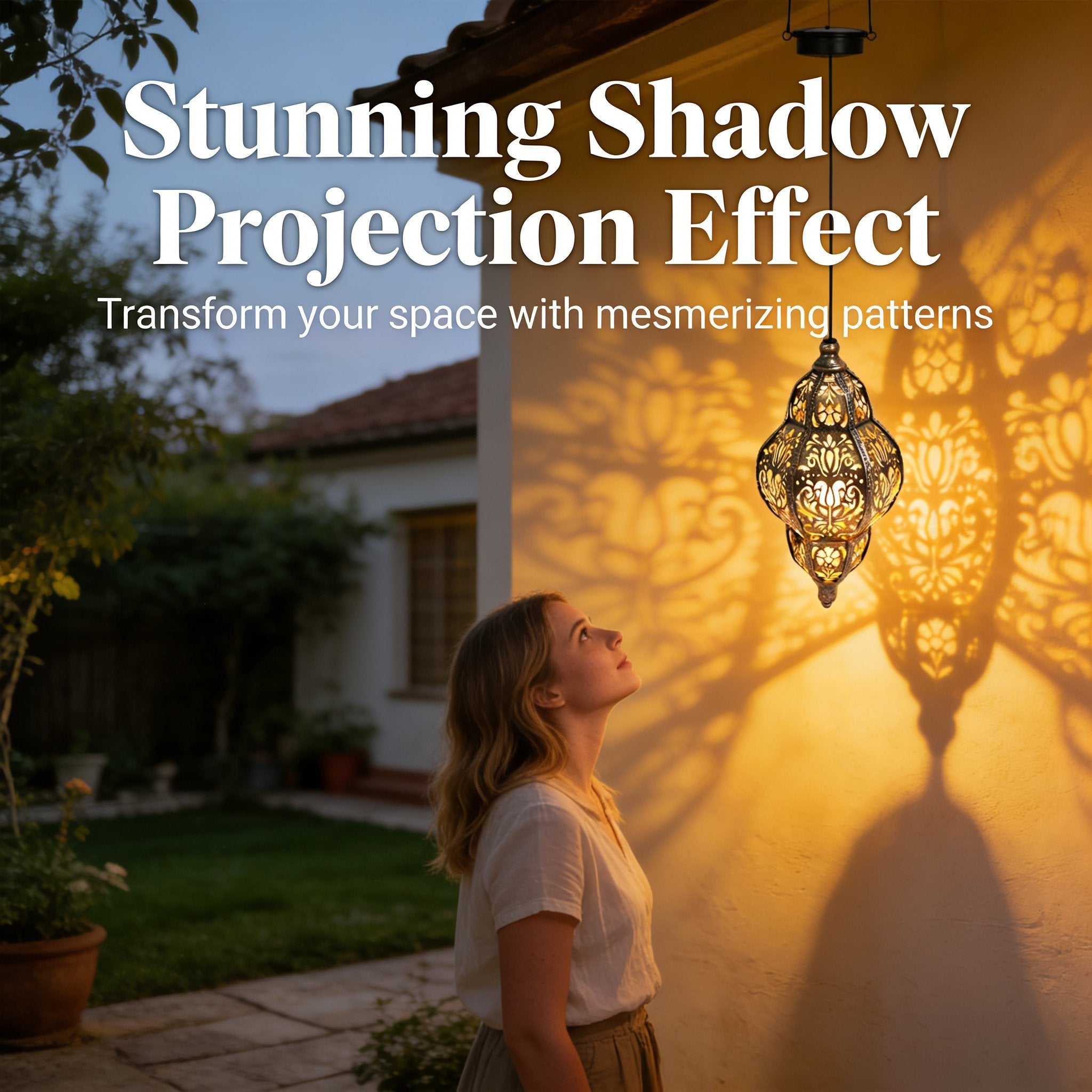 🏮 Baroque Solar Lantern Outdoor Light