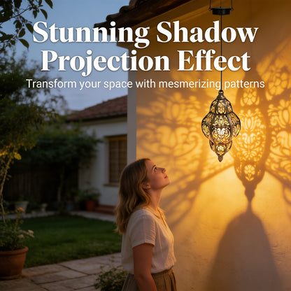 🏮 Baroque Solar Lantern Outdoor Light