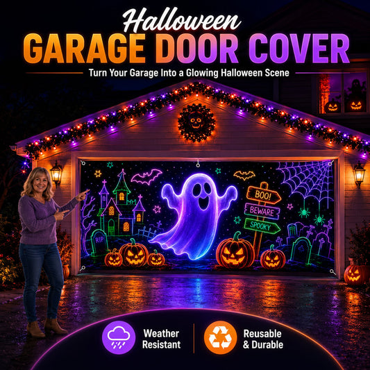 Halloween Garage Door Cover