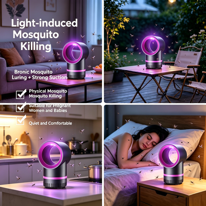 🦟Indoor Plug-In Mosquito Equipped with a high-efficiency UV light Trap-Say Goodbye to Mosquitoes