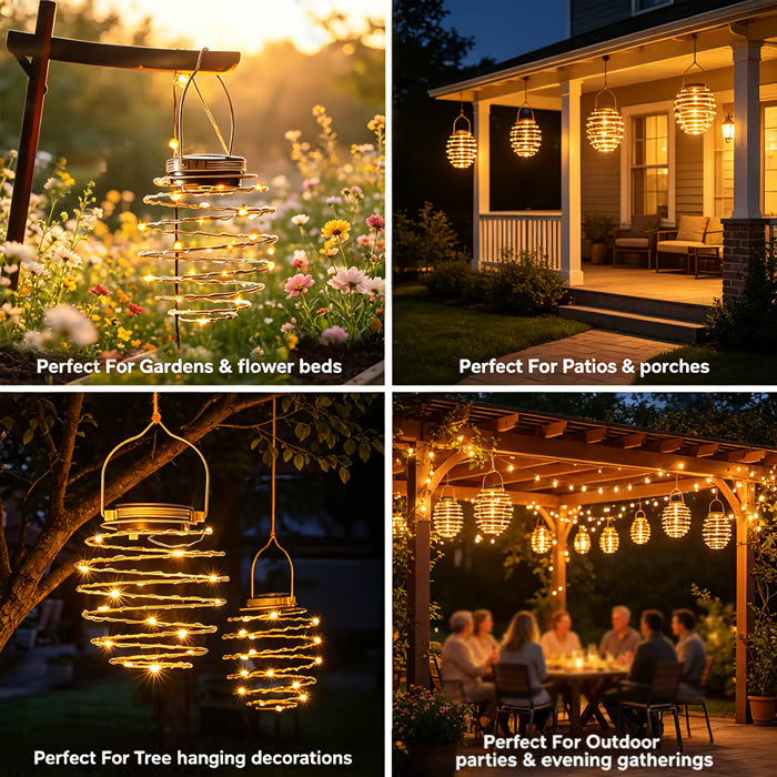 Outdoor Solar Pendant Lights ✨🌙 Elegant Solar Hanging Lights for Gardens, Patios & Outdoor Spaces 🌿