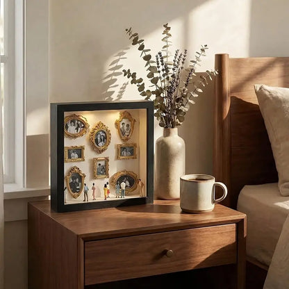 DIY Mini Museum Silhouette Box Set – Personalized Memory Display